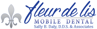 Fleur de Lis Mobile Dental Logo